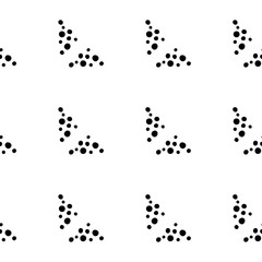 Seamless vector geometrical pattern with hand drawn decorative elements. Graphic design, drawing illustration. Print for fabric, textil, wallpaper, wrapping, packaging. Doddle style,