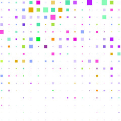  The bright colorful squares on a white background. 