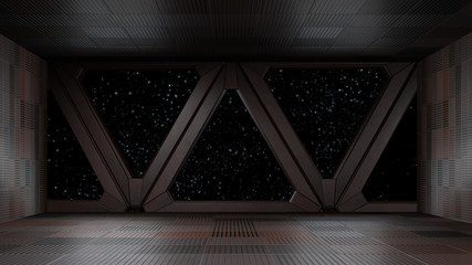 Space environment, ready for comp of your characters.3D rendering