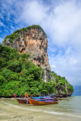 Railay beach in Krabi, Thailand