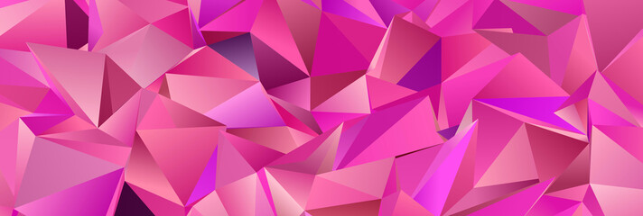 Abstract Low-Poly triangular modern background