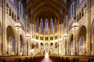 Gothic church interior