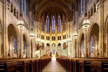 Gothic church interior