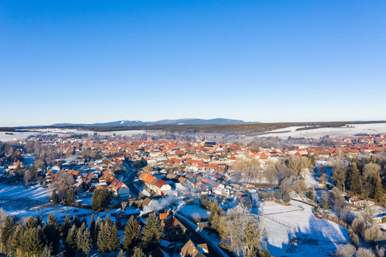 Luftbild Hasselfelde Stadt Oberharz am Brocken