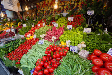 Fototapeta na wymiar Farmers' market in Istanbul