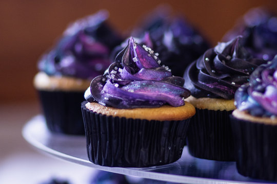 purple cupcake