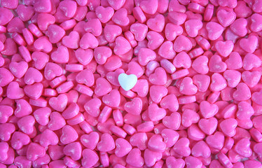 Valentines day background hearts