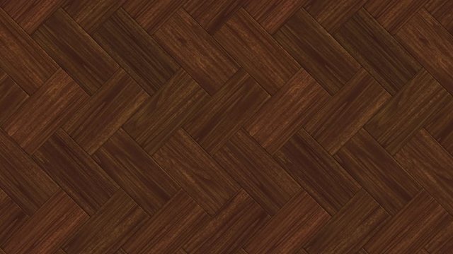 Moving Wood parquet floor background. Seamless loop.