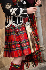 Scottish bagpiper