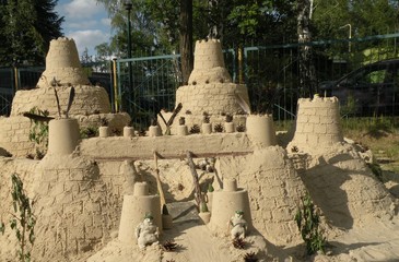 zamki na piasku © Jarosaw