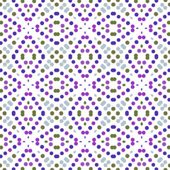 Seamless abstract pattern background with a variety of colored circles.