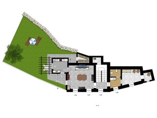 Color floor plans