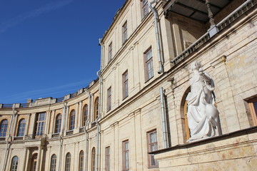 Fototapeta na wymiar Front side of the Royal castle