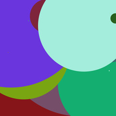 Circle geometric lovely abstract background multicolor pattern