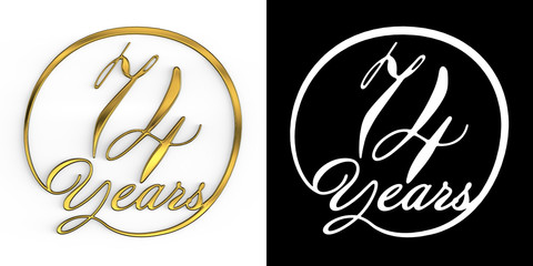 Golden number seventy-four years