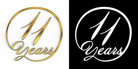 Golden number eleven years