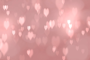 Valentines day abstract with hearts, women's day love background