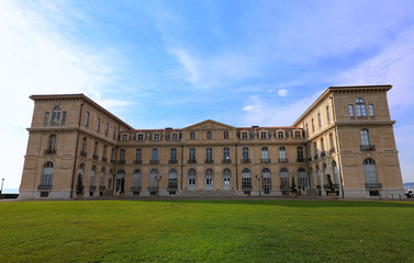 Pharo palace in a summer day in Marseilles, France