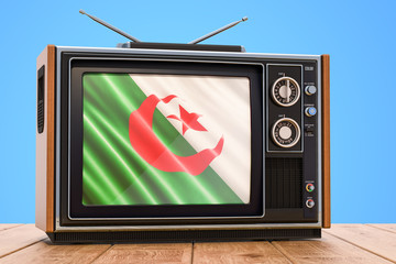 Algerian Television concept, 3D rendering