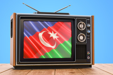 Azerbaijani Television concept, 3D rendering