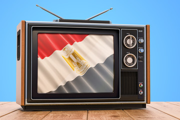 Egyptian Television concept, 3D rendering