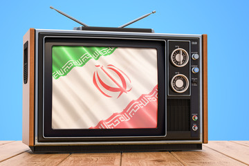 Iranian Television concept, 3D rendering