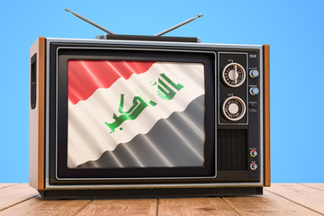 Iraqi Television concept, 3D rendering