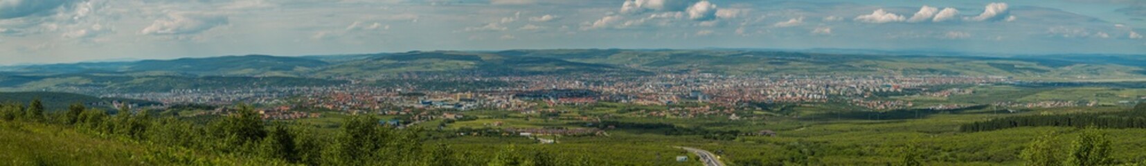 Fototapeta na wymiar Panorama City Cluj RO