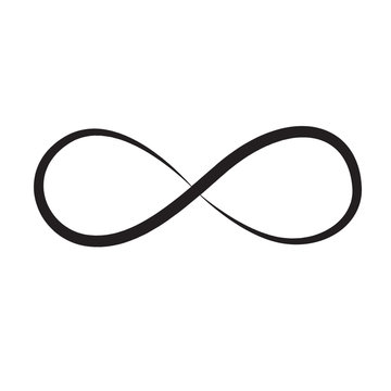 infinity sign, vector illustration