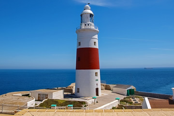 Fototapeta na wymiar Lighthouse at Gibraltar Island