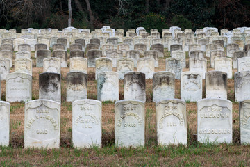 Andersonville National Cemetery at the Andersonville National Historic Site in Georgia