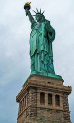 Obraz premium The Statue of Liberty Close Up