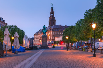 Christiansborg Palace, Copenhagen, Denmark - obrazy, fototapety, plakaty