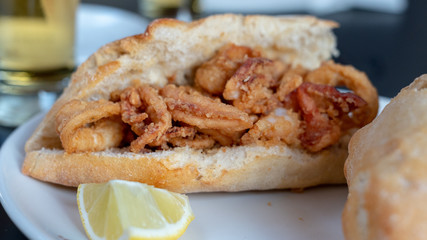 Bocadillo de Calamar