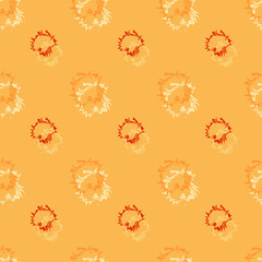Fototapeta na wymiar Seamless background pattern with colored diverse doodles.