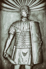 Obraz premium escultura de un centurion romano