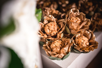 photos of wedding candy for brides