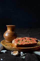 Spanish tomato toast 