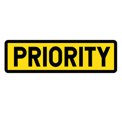 Priority sign