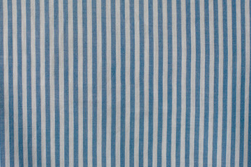 White and blue striped cloth texture background