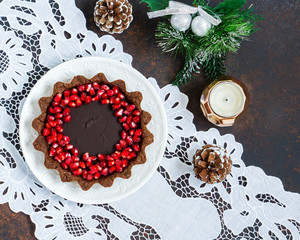 Chocolate tart