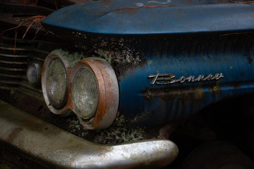 Rusty old cars