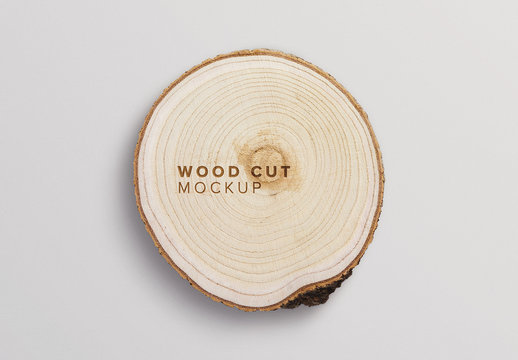 Wood Slice Mockup