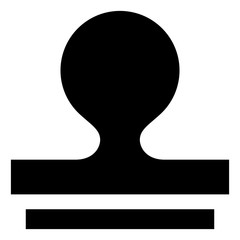 Rubber Stamp Vector Icon.eps