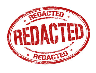 Redacted sign or stamp - obrazy, fototapety, plakaty