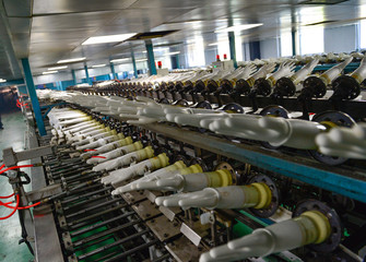 Rubber gloves production line
