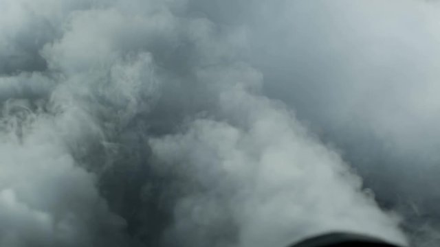 Real Jet Reagent Turbines smoke vapor 4K Overlay shooted on black background. 