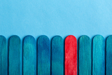 Stand Out From The Crowd And Different And Leadership Concept
