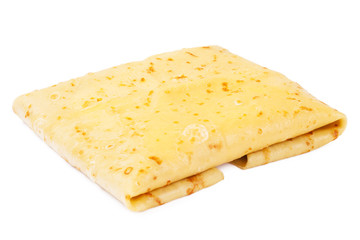 Crepe Hintergrund weiß isoliert
