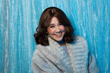 50s 60s years old Fashion Asian Woman Portrait